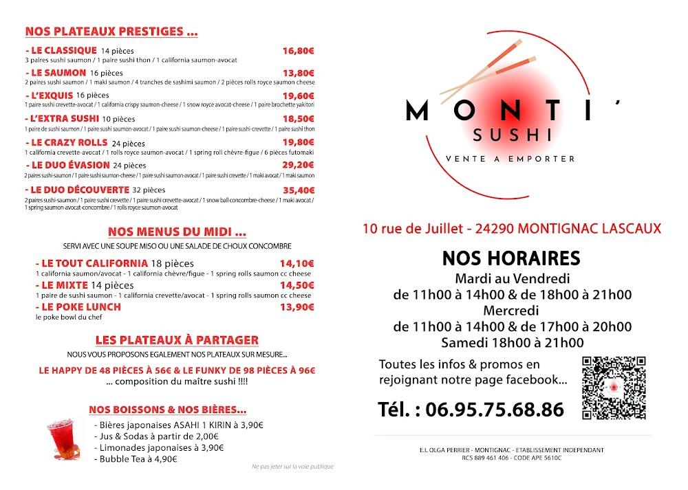 MONTI’SUSHI - Menu Image 1